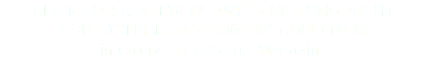 CLICK FOR REVIEW OF MAY'S OPENING NIGHT
FOR CIRENCESTER COMEDY COALITION
in Cirencester Scene Magazine